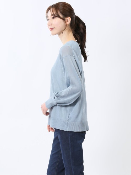 シアーニット&タンクトップ アンサンブル