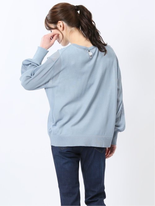 シアーニット&タンクトップ アンサンブル