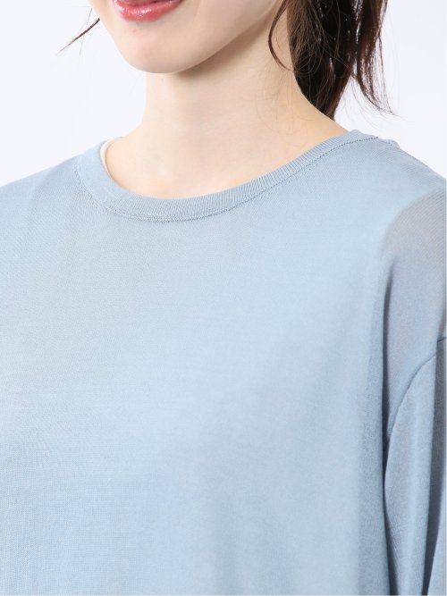 シアーニット&タンクトップ アンサンブル