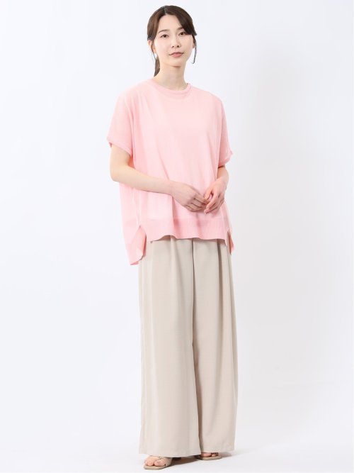 ゆるニット&タンクトップ アンサンブル