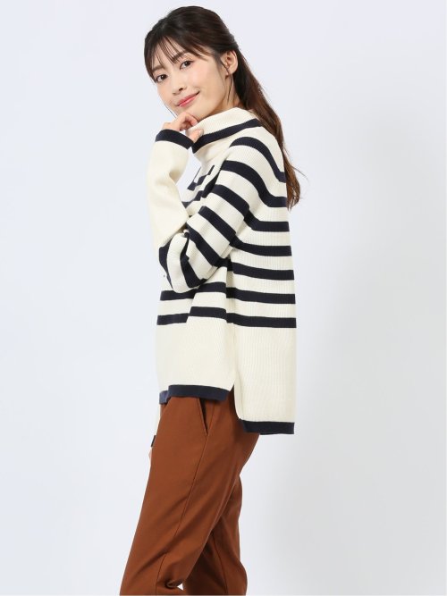 オフタートル ゆるニットプルオーバー