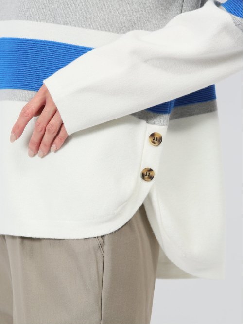 パネル切替 ゆるニットプルオーバー