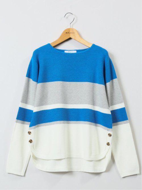 パネル切替 ゆるニットプルオーバー