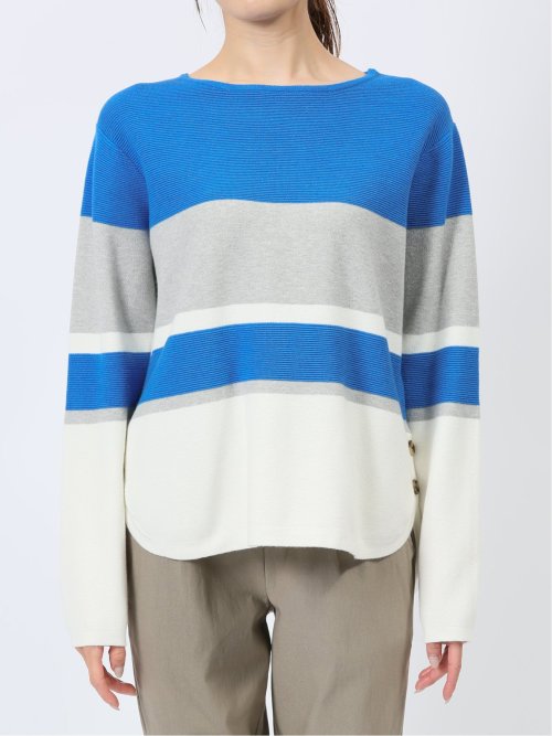 パネル切替 ゆるニットプルオーバー