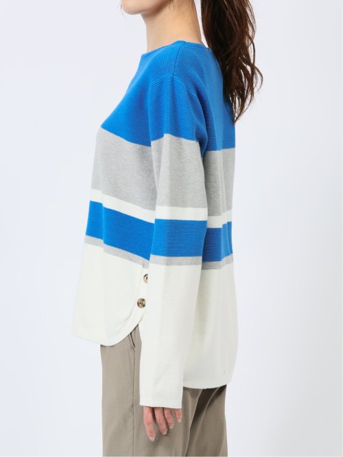 パネル切替 ゆるニットプルオーバー