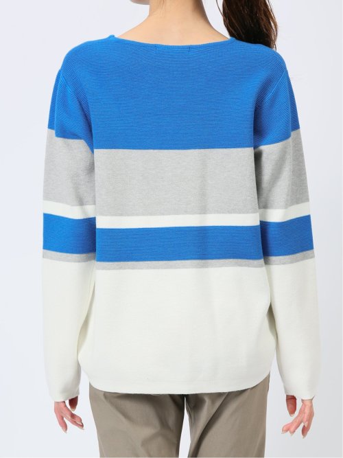 パネル切替 ゆるニットプルオーバー