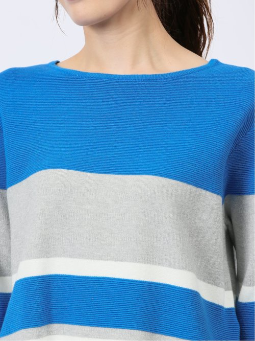 パネル切替 ゆるニットプルオーバー