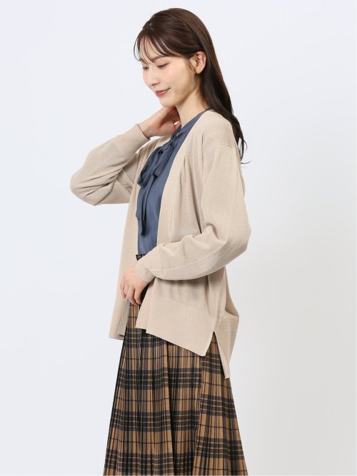 ラメシアー カーディガン