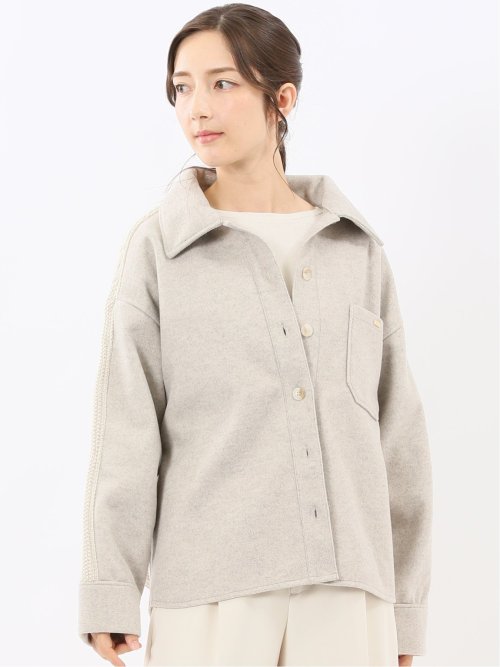 ドライタッチ カルゼ シャツアウター(セットアップ可能)(M 05黒