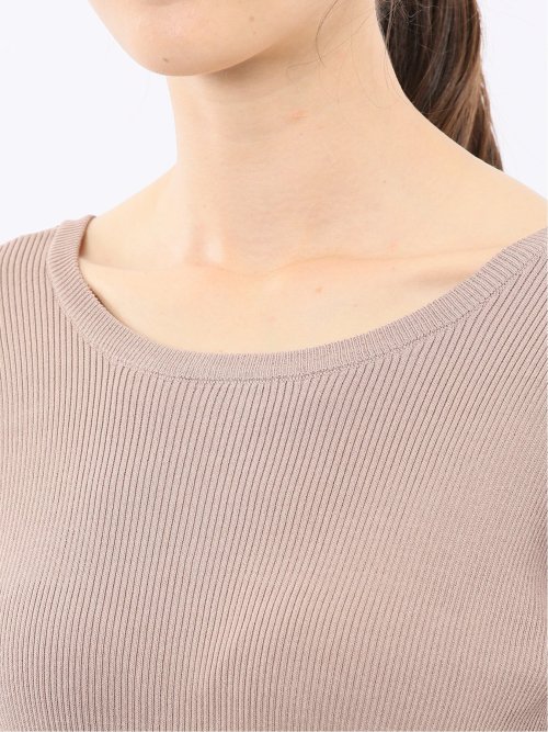 ハンドウォッシャブル 前後2WAY 半袖ニット