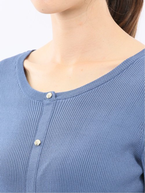 ハンドウォッシャブル 前後2WAY 半袖ニット