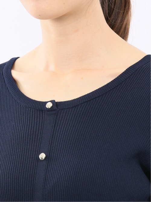 ハンドウォッシャブル 前後2WAY 半袖ニット