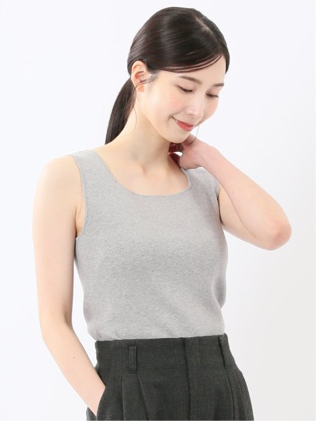 ハンドウォッシャブル 前後2WAY ニットタンク
