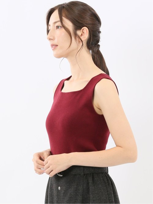 ハンドウォッシャブル 前後2WAY ニットタンク