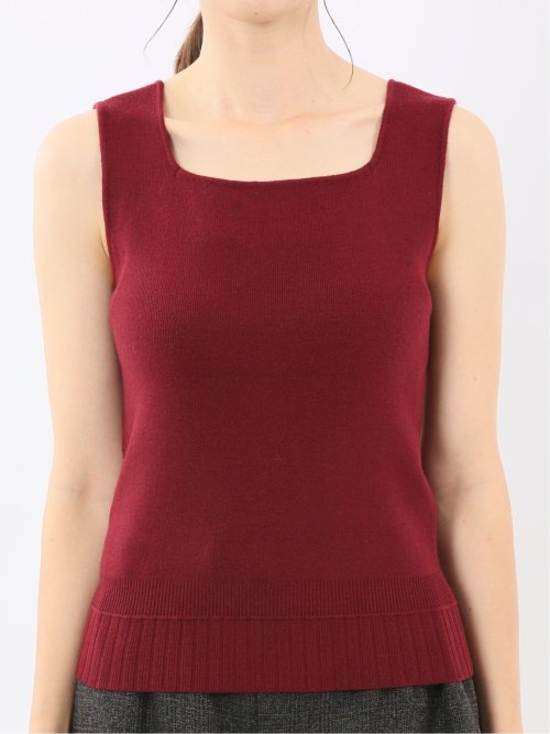 ハンドウォッシャブル 前後2WAY ニットタンク
