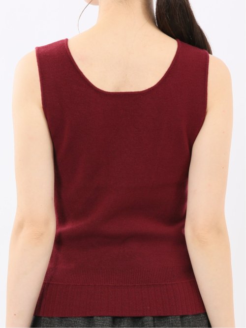 ハンドウォッシャブル 前後2WAY ニットタンク