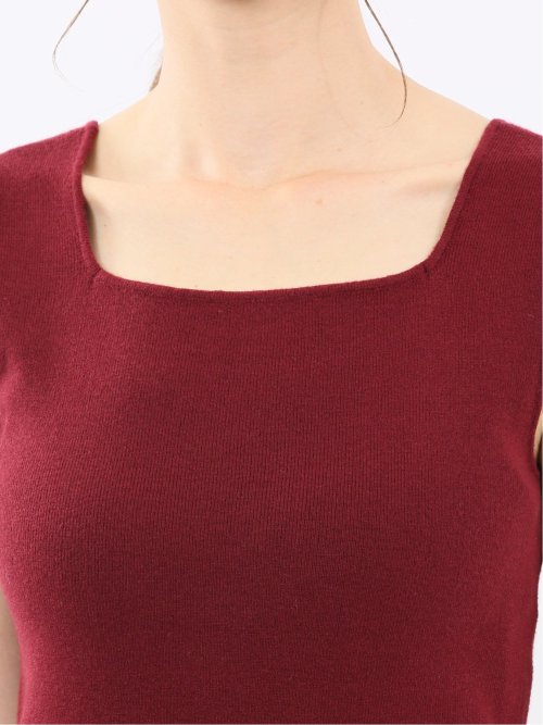 ハンドウォッシャブル 前後2WAY ニットタンク