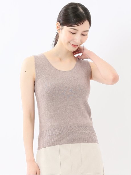 ハンドウォッシャブル 前後2WAY ニットタンク
