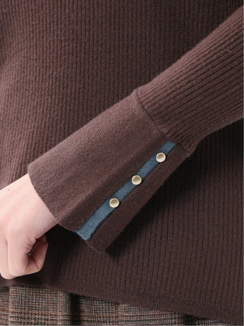 ハンドウォッシャブル リブ ポロニット