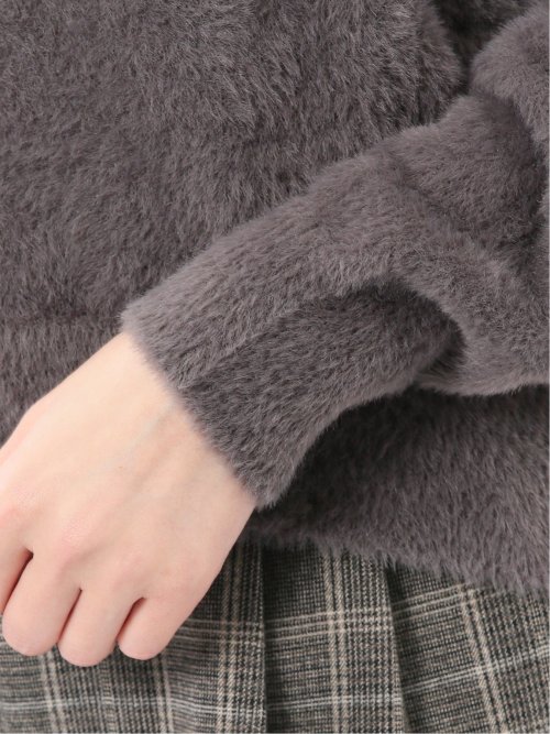 ハンドウォッシャブル フェザー クルーニットプルオーバー