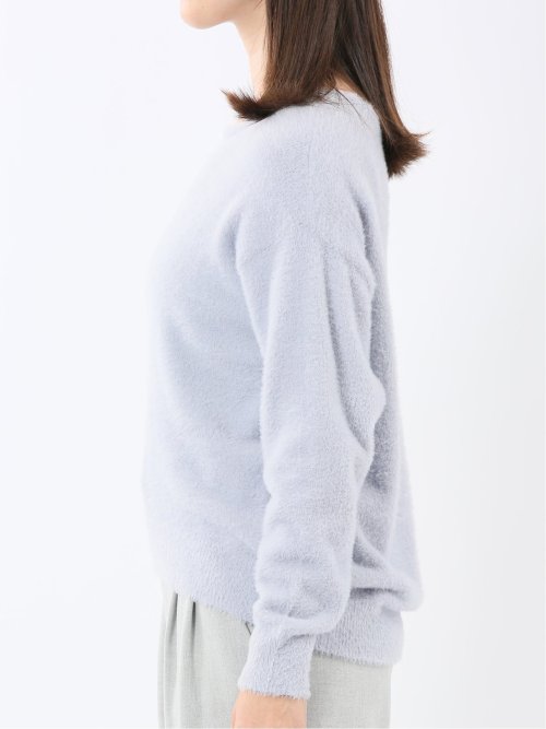 ハンドウォッシャブル フェザー クルーニットプルオーバー