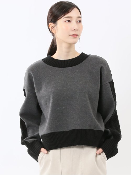 ウォッシャブル 前後2WAY ニットプルオーバー