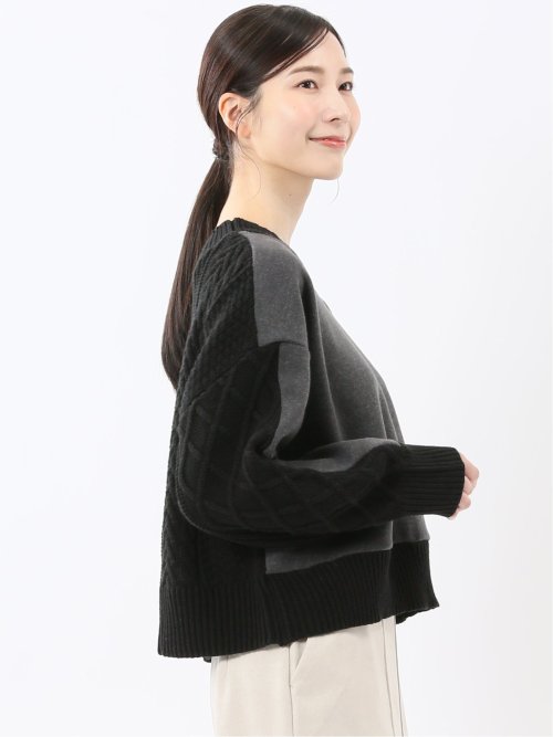 ウォッシャブル 前後2WAY ニットプルオーバー