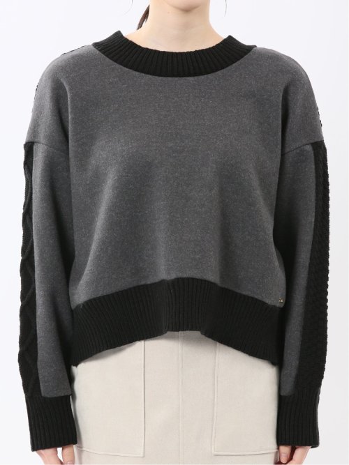 ウォッシャブル 前後2WAY ニットプルオーバー