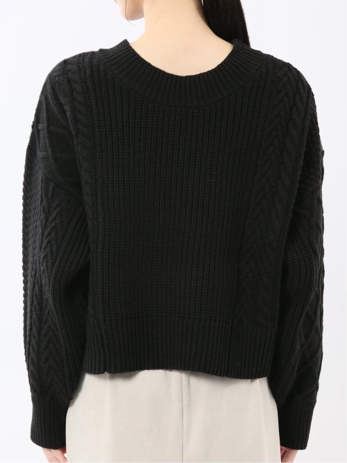 ウォッシャブル 前後2WAY ニットプルオーバー