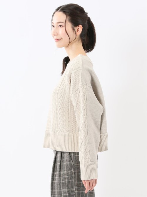 ウォッシャブル 前後2WAY ニットプルオーバー