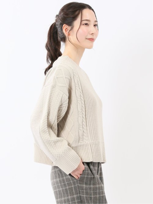 ウォッシャブル 前後2WAY ニットプルオーバー