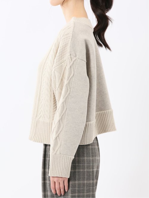 ウォッシャブル 前後2WAY ニットプルオーバー