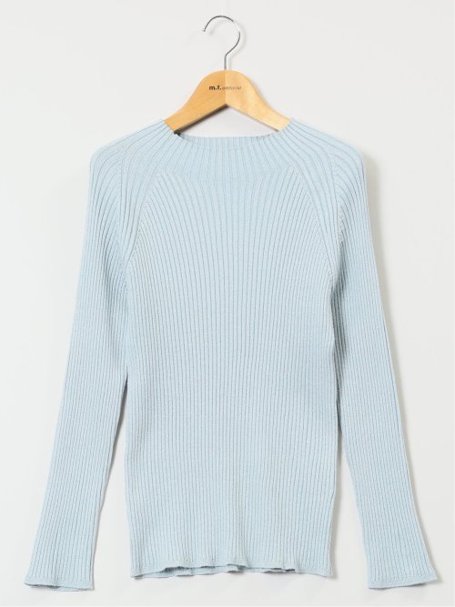 ラメリブニット ハイネックプルオーバー