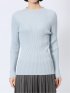 ラメリブニット ハイネックプルオーバー