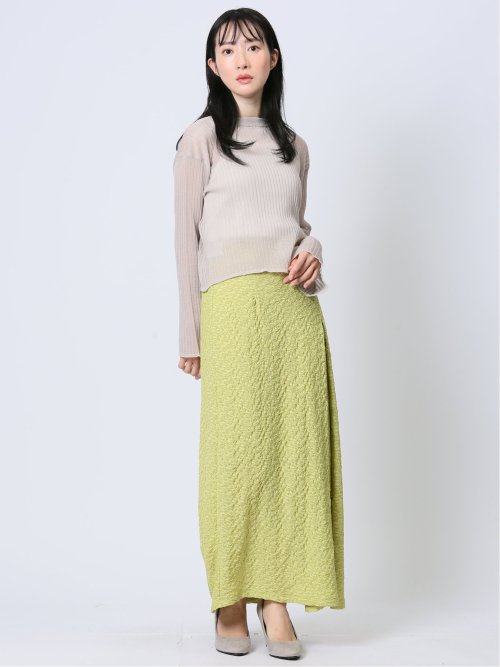 ハンチ/HUNCH 2WAY ラメシアーカーディガン