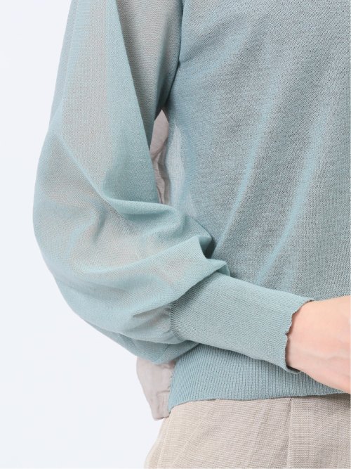 ハンチ/HUNCH ドッキング シアー カーディガン