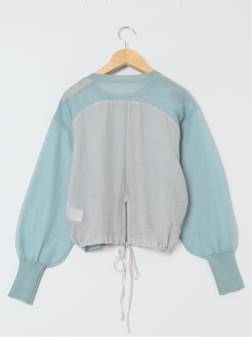 ハンチ/HUNCH ドッキング シアー カーディガン