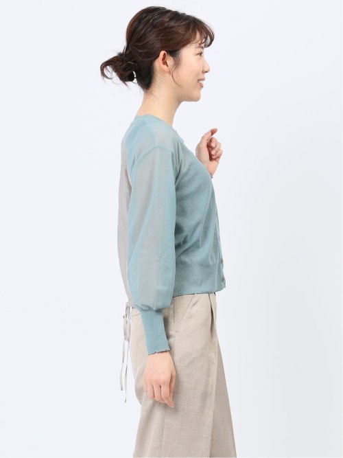 ハンチ/HUNCH ドッキング シアー カーディガン