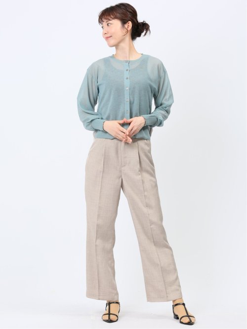 ハンチ/HUNCH ドッキング シアー カーディガン