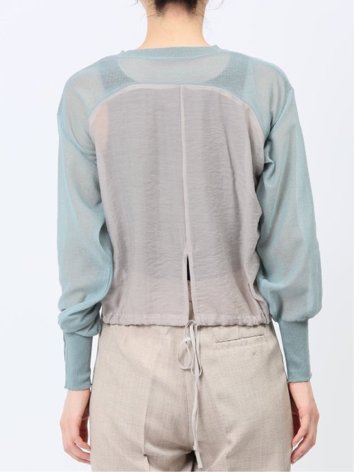 ハンチ/HUNCH ドッキング シアー カーディガン