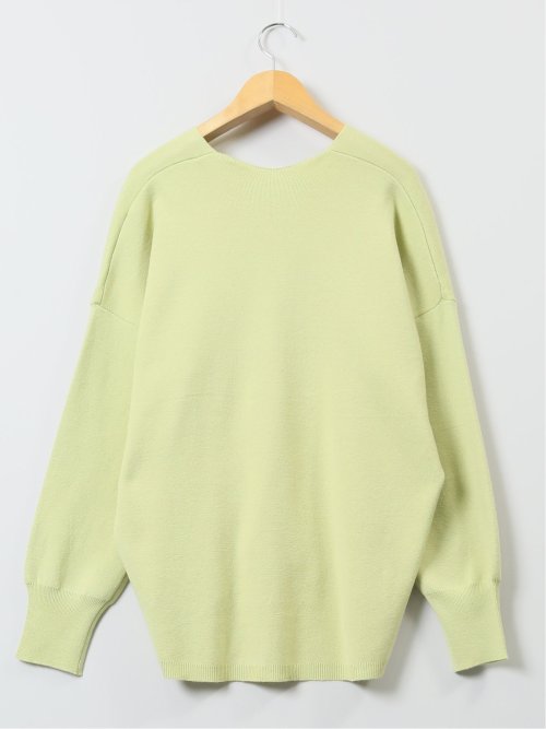 ハンチ/HUNCH やわもちヤーン ドロップショルダーニット