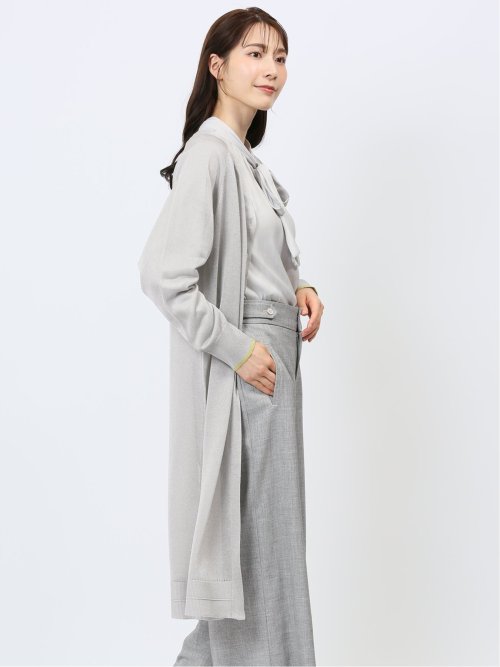 ハンチ/HUNCH ラメシアー ロングカーディガン