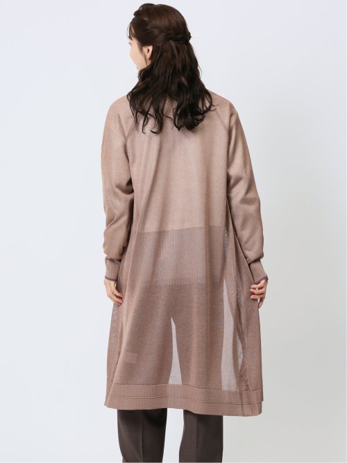 ハンチ/HUNCH ラメシアー ロングカーディガン