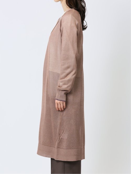 ハンチ/HUNCH ラメシアー ロングカーディガン