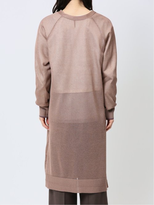 ハンチ/HUNCH ラメシアー ロングカーディガン