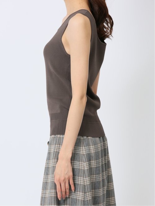 ハンチ/HUNCH 前後2WAY ニットタンクトップ