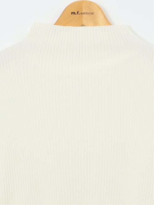 マーブルワルツ/MARBLE WALTS ウォッシャブル ボトルネック リブニット