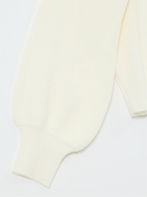 マーブルワルツ/MARBLE WALTS ウォッシャブル ボトルネック リブニット