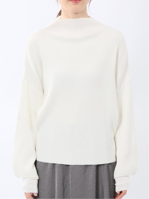 マーブルワルツ/MARBLE WALTS ウォッシャブル ボトルネック リブニット