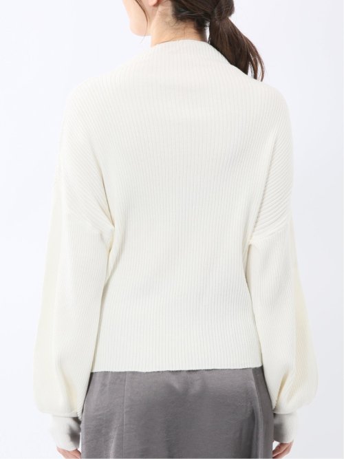 マーブルワルツ/MARBLE WALTS ウォッシャブル ボトルネック リブニット